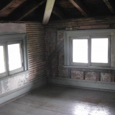 mansion, colorful, distressed, bohemian, funky, empty room, 