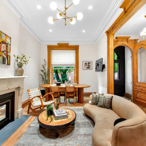 brownstone, townhouse, kitchen, bathroom, staircase, contemporary, 