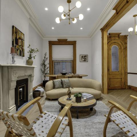 brownstone, townhouse, kitchen, bathroom, staircase, contemporary, 