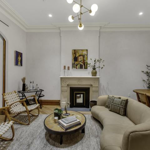 brownstone, townhouse, kitchen, bathroom, staircase, contemporary, 