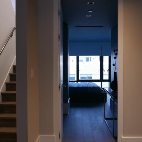 apartment, modern, terrace, city view, 