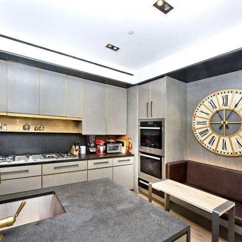 apartment, modern, city view, bathroom, kitchen, 