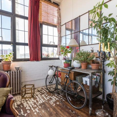 bohemian, funky, eclectic, rooftop, 