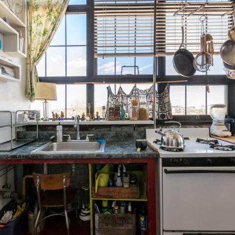 bohemian, funky, eclectic, rooftop, 