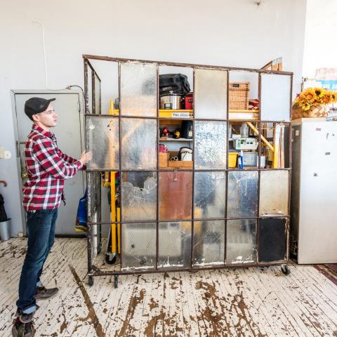 bohemian, funky, eclectic, rooftop, 