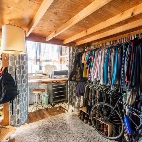 bohemian, funky, eclectic, rooftop, 