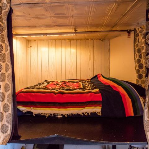 bohemian, funky, eclectic, rooftop, 