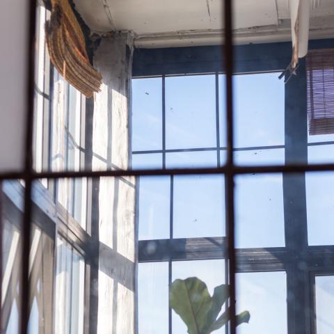 bohemian, funky, eclectic, rooftop, 