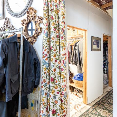 bohemian, funky, eclectic, rooftop, 