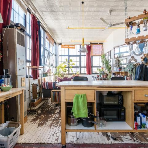 bohemian, funky, eclectic, rooftop, 