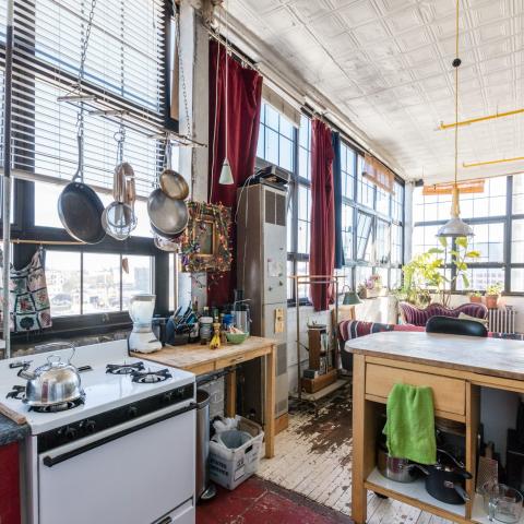 bohemian, funky, eclectic, rooftop, 