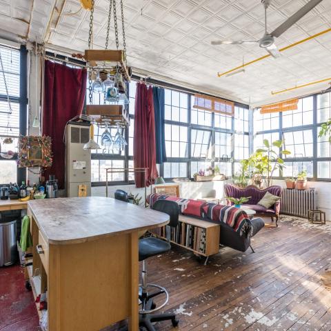 bohemian, funky, eclectic, rooftop, 