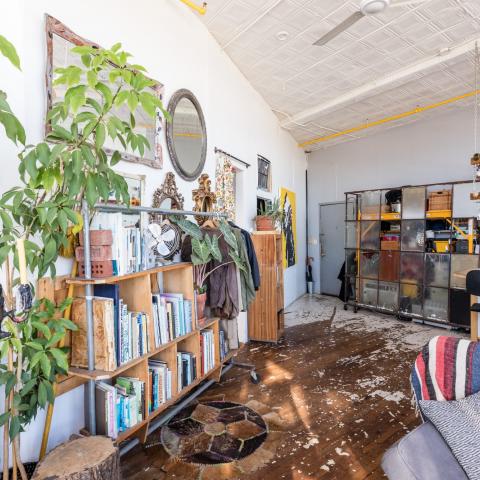 bohemian, funky, eclectic, rooftop, 