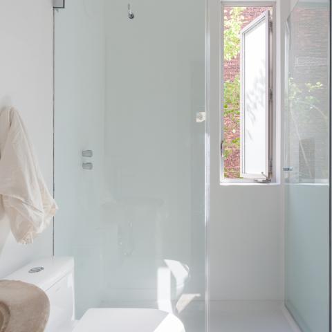 townhouse, traditional, light, airy, fireplace, garden, 