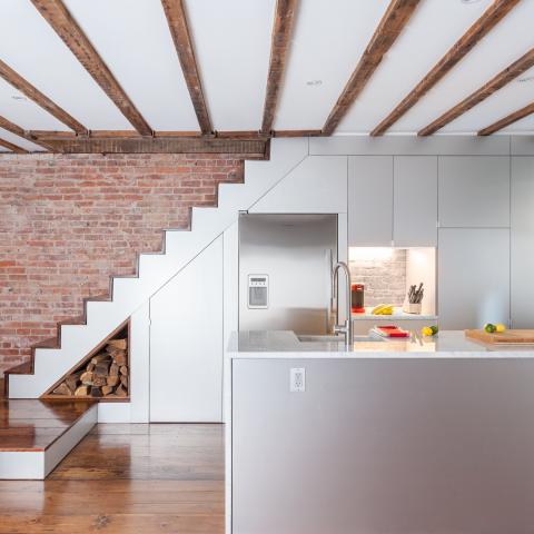 townhouse, traditional, light, airy, fireplace, garden, 