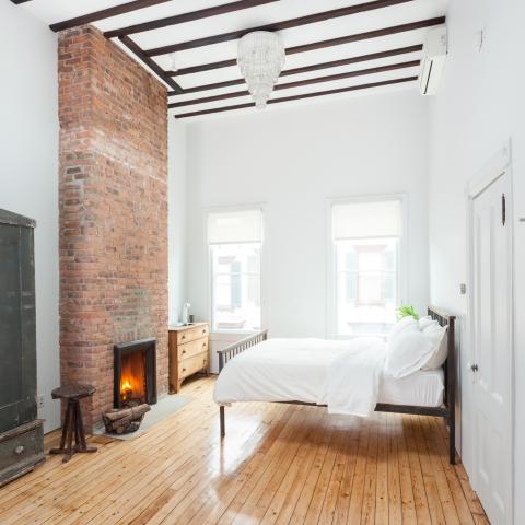 townhouse, traditional, light, airy, fireplace, garden, 