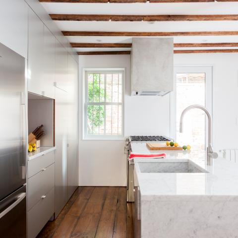 townhouse, traditional, light, airy, fireplace, garden, 