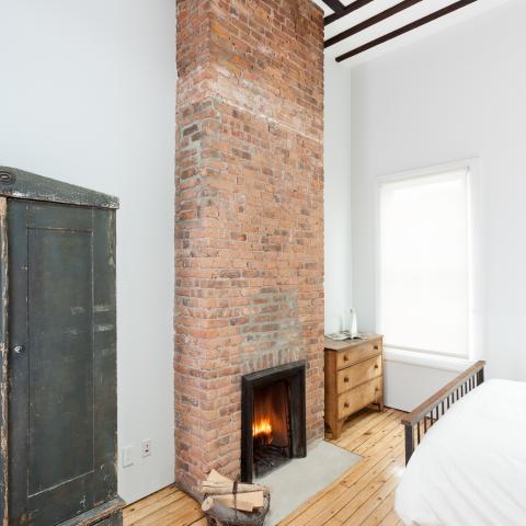 townhouse, traditional, light, airy, fireplace, garden, 