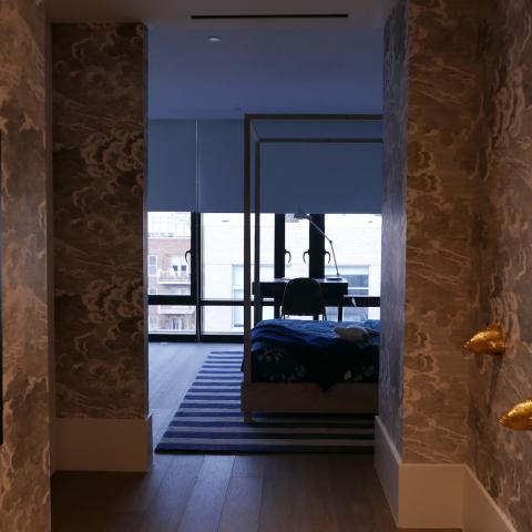 apartment, modern, terrace, city view, 