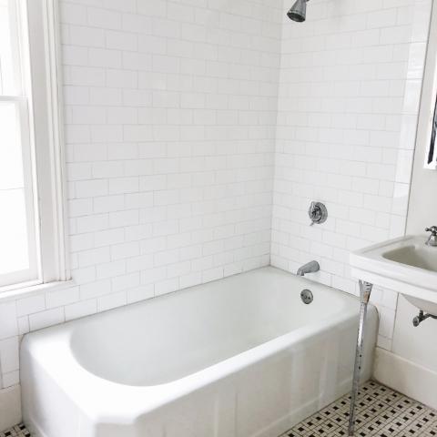 suburban, white, light, airy, traditional, contemporary, porch, 