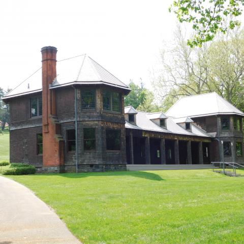 prep school, school, castle, traditional, greenhouse, mansion, stone, pool, 