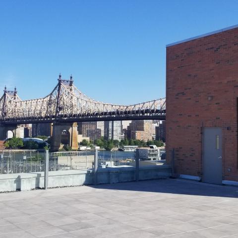 terrace, city view, rooftop, view, empty room, 