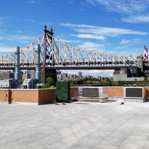 terrace, city view, rooftop, view, empty room, 