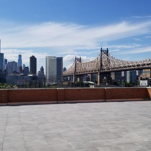 terrace, city view, rooftop, view, empty room, 