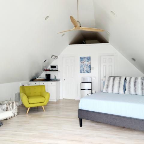 Hamptons, beach, water, deck, white, light, 