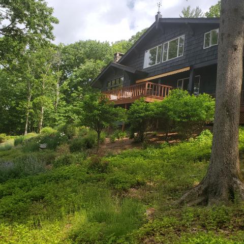 rural, contemporary, kitchen, bathroom, deck, view, 