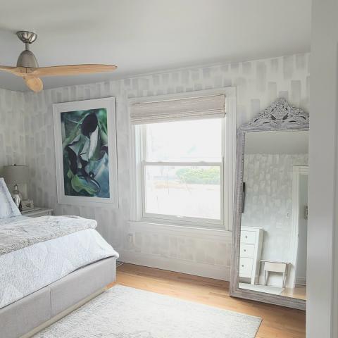 Hamptons, beach, water, white, light, deck, 