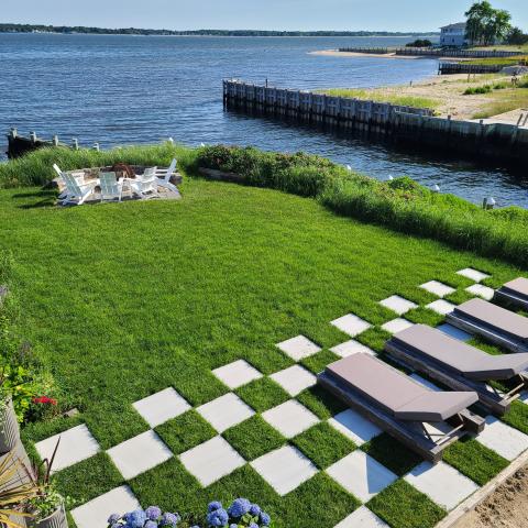 Hamptons, beach, water, white, light, deck, 