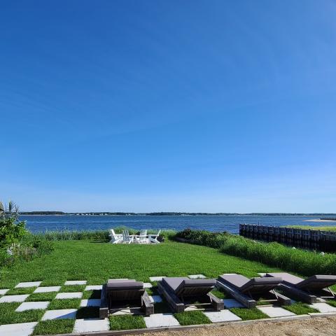 Hamptons, beach, water, white, light, deck, 