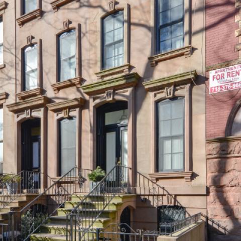 brownstone, bathroom, staircase, fireplace, contemporary, 