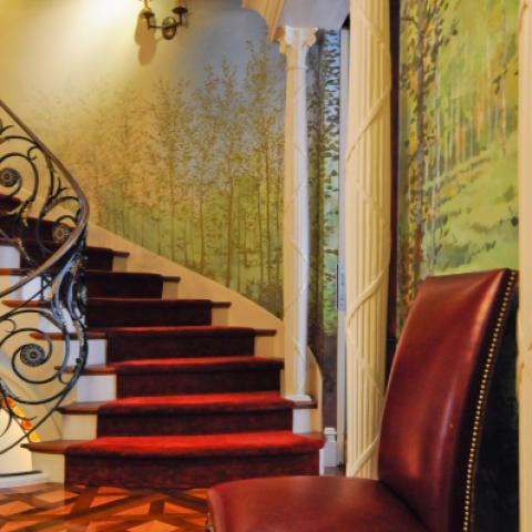 upscale, opulent, grand, traditional, townhouse, mansion, 