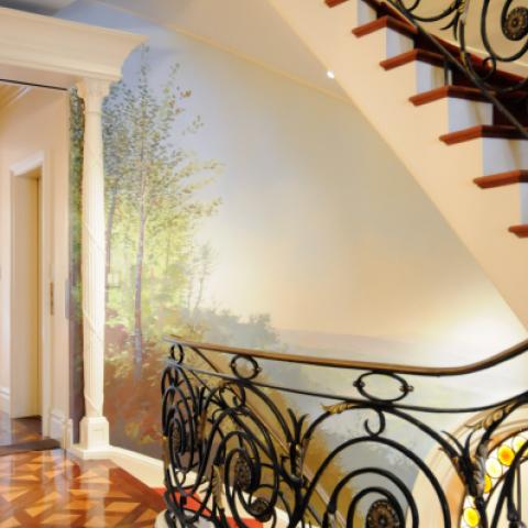 upscale, opulent, grand, traditional, townhouse, mansion, 