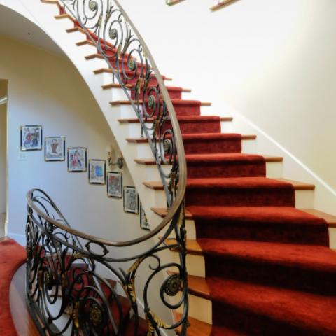 upscale, opulent, grand, traditional, townhouse, mansion, 