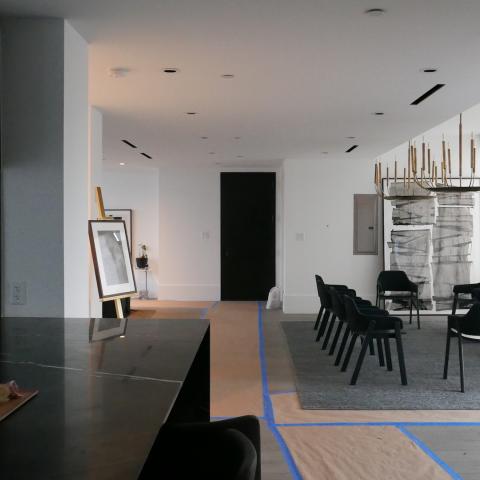 apartment, modern, terrace, city view, 