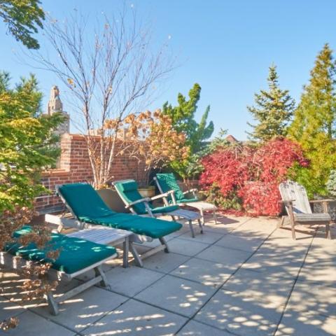 apartment, contemporary, rooftop, deck, 