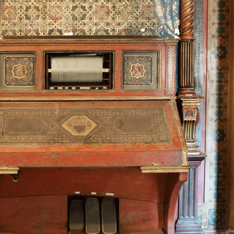 bohemian, distressed, empty room, staircase, mansion, estate, eclectic, distressed