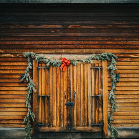 cabin, barn, lake, water, rural, country, wooded, deck, 