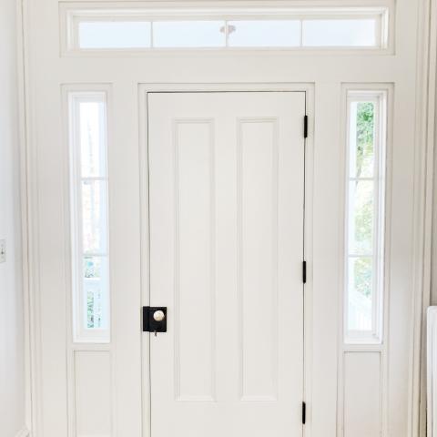 suburban, white, light, airy, traditional, contemporary, porch, 