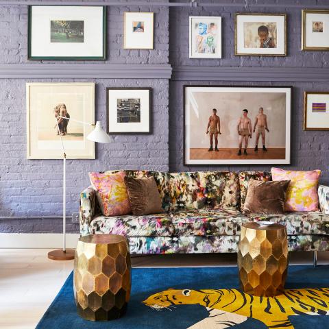 apartment, funky, colorful, bohemian, 