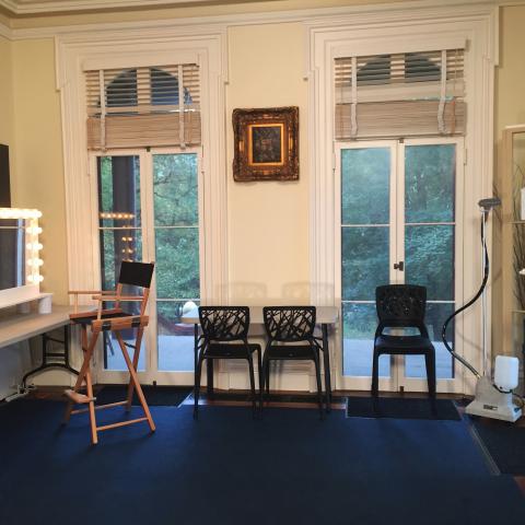 mansion, colorful, distressed, bohemian, funky, empty room, 