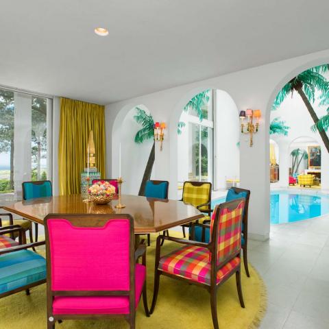 mansion, modern, colorful, beach, water, garden, kitchen, bathroom, pool, 