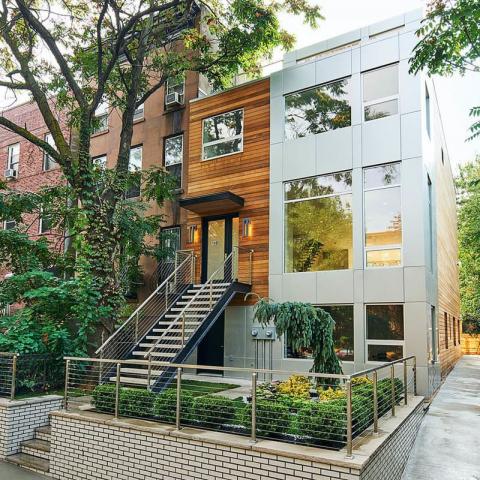 townhouse, contemporary, modern, light, white, glass, bathroom, kitchen, 