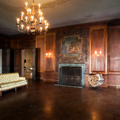 bohemian, distressed, empty room, staircase, mansion, eclectic, distressed, estate