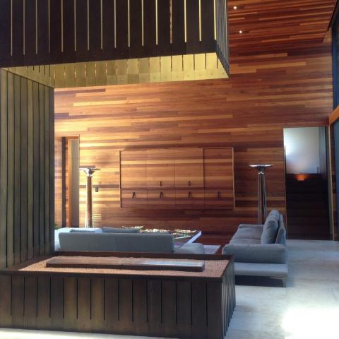 modern, Hamptons, upscale, pool, fireplace, wood, light, patio, bedroom, bathroom, 