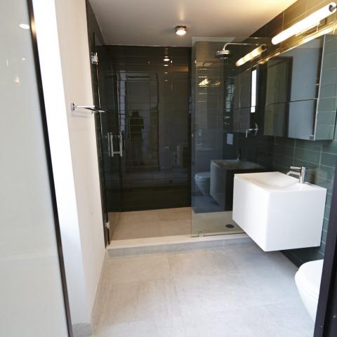 modern, light, glass, penthouse, 
