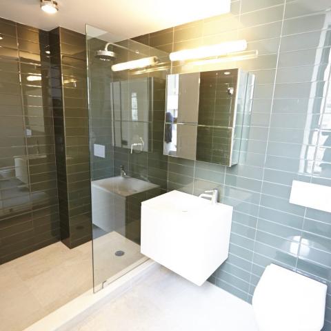 modern, light, glass, penthouse, 